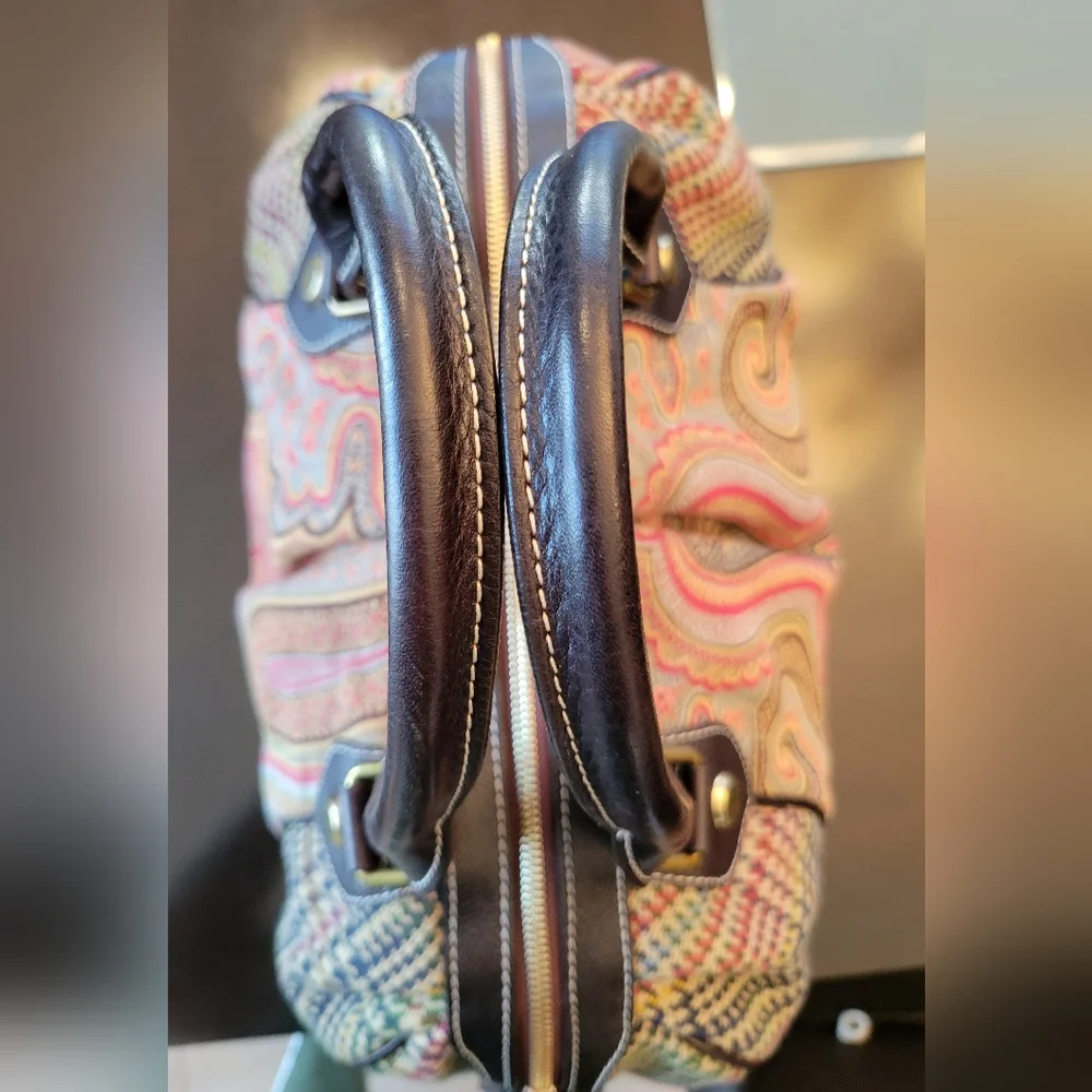 🌟``SOLD SOLD SOLD 🌟 ~~~ETRO Vintage Tapestry Satchel – - Picture 6 of 16